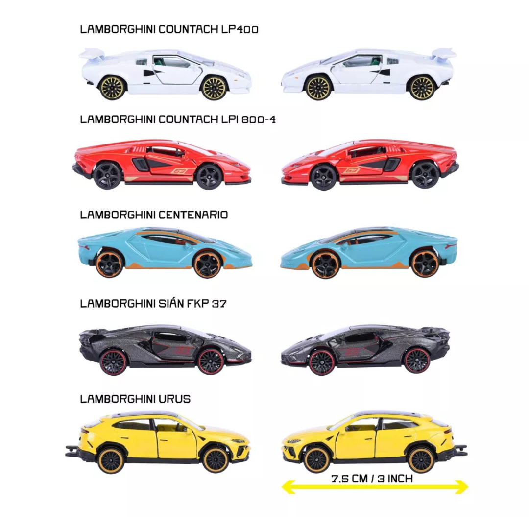 Majorette 5 Pc Giftpack - Lamborghini 5