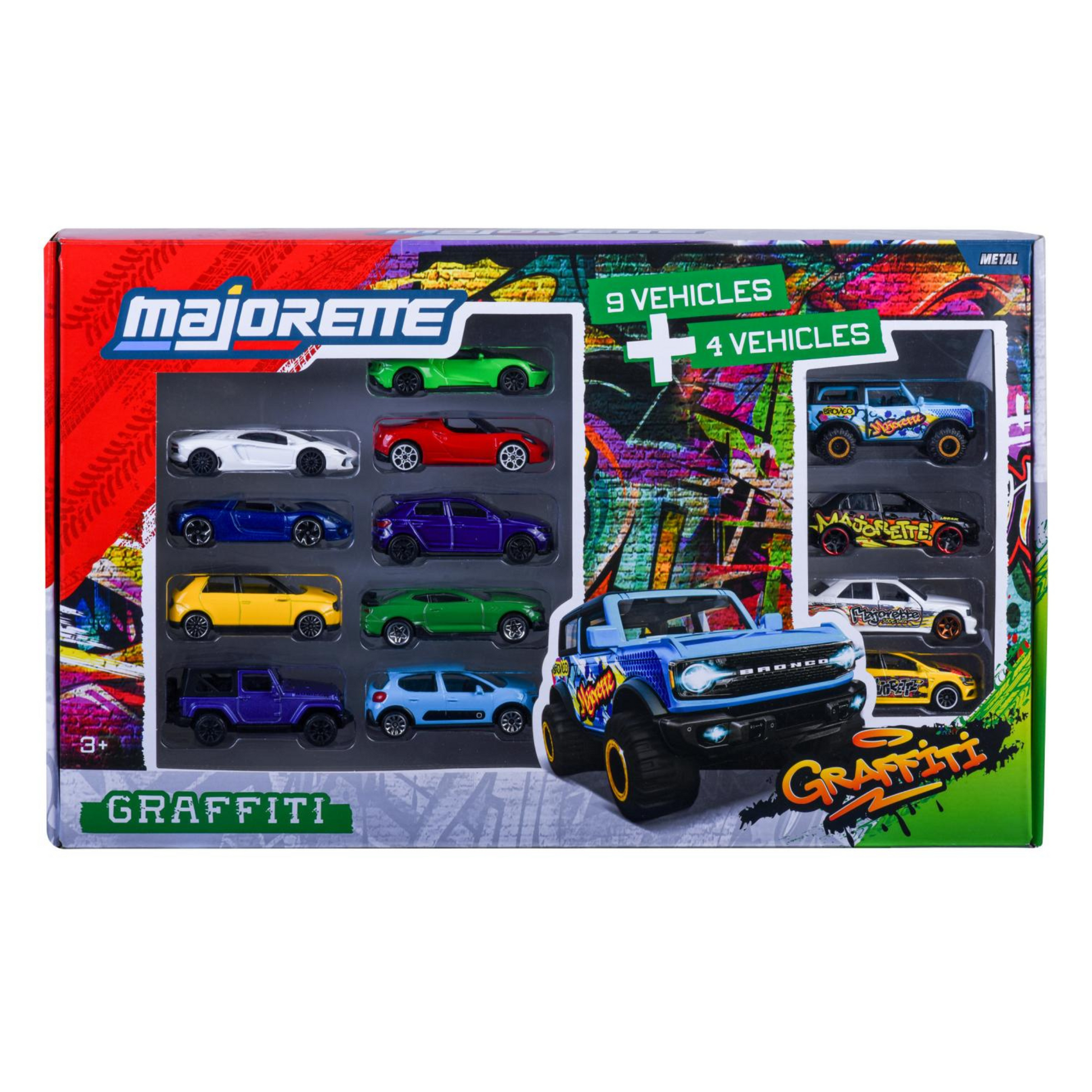 Majorette 9 + 4 Giftpack - Graffiti 3