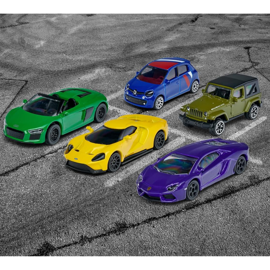 Majorette Motor Lift Playset + 5 Cars 4