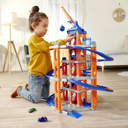 Majorette Motor Lift Playset + 5 Cars 6