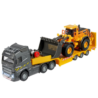 Majorette Volvo Fh-16 Truck + Wheel Loader L350h - Light And Sound 2