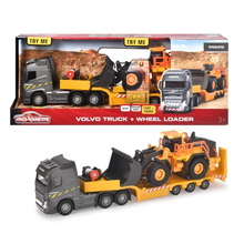 Majorette Volvo Fh-16 Truck + Wheel Loader L350h - Light And Sound 1