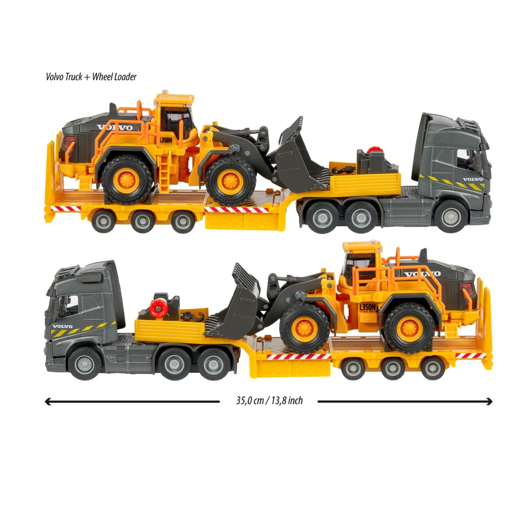 Majorette Volvo Fh-16 Truck + Wheel Loader L350h - Light And Sound 3