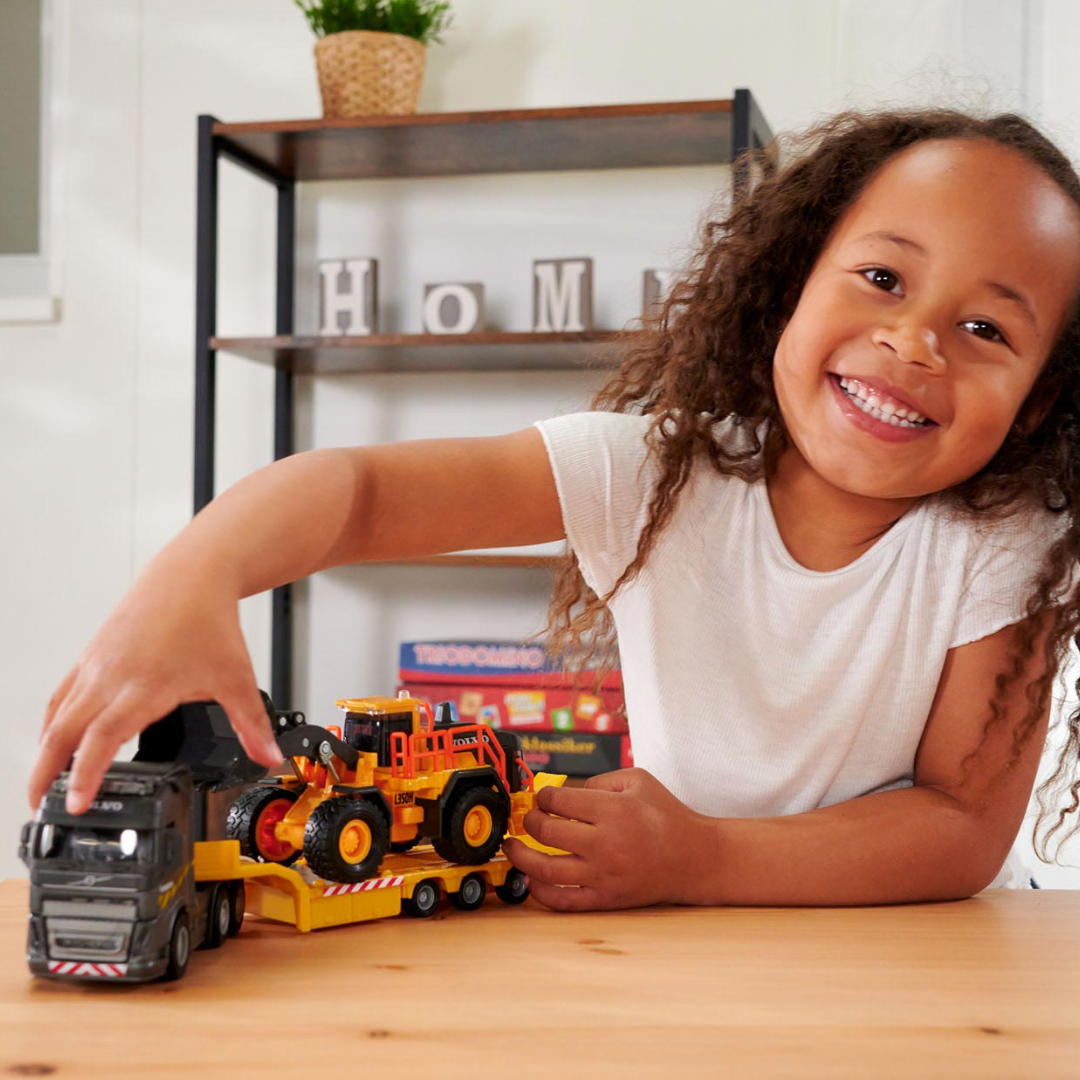 Majorette Volvo Fh-16 Truck + Wheel Loader L350h - Light And Sound 4