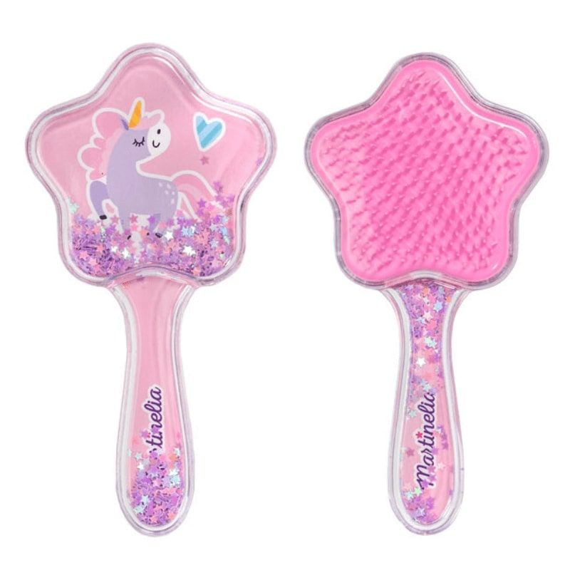 Martinelia Glitterary Hair Brush Unicorn1