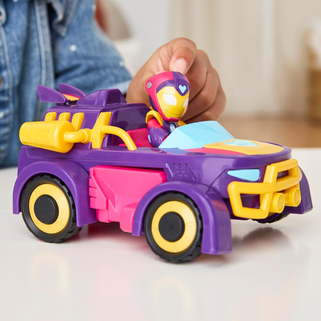 Marvel Iron Man & His Awesome Friends Ironheart 2-in-1 Mech Suit & Vehicle