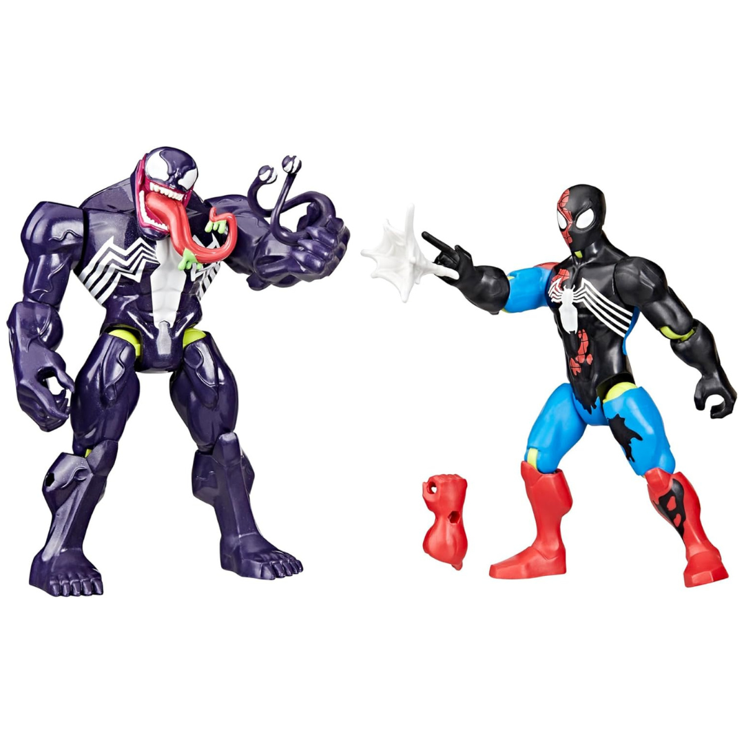 Marvel VenomVersus MixMashers Venom vs Venomized Spider-Man Exclusive Action Figure 2-Pack