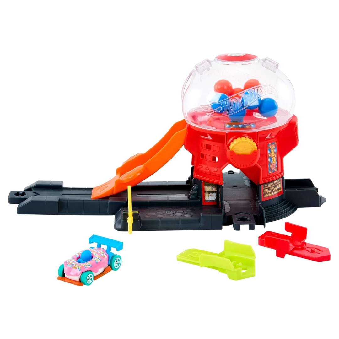 Mattel Hotwheels City Downtown Candy Shop 4