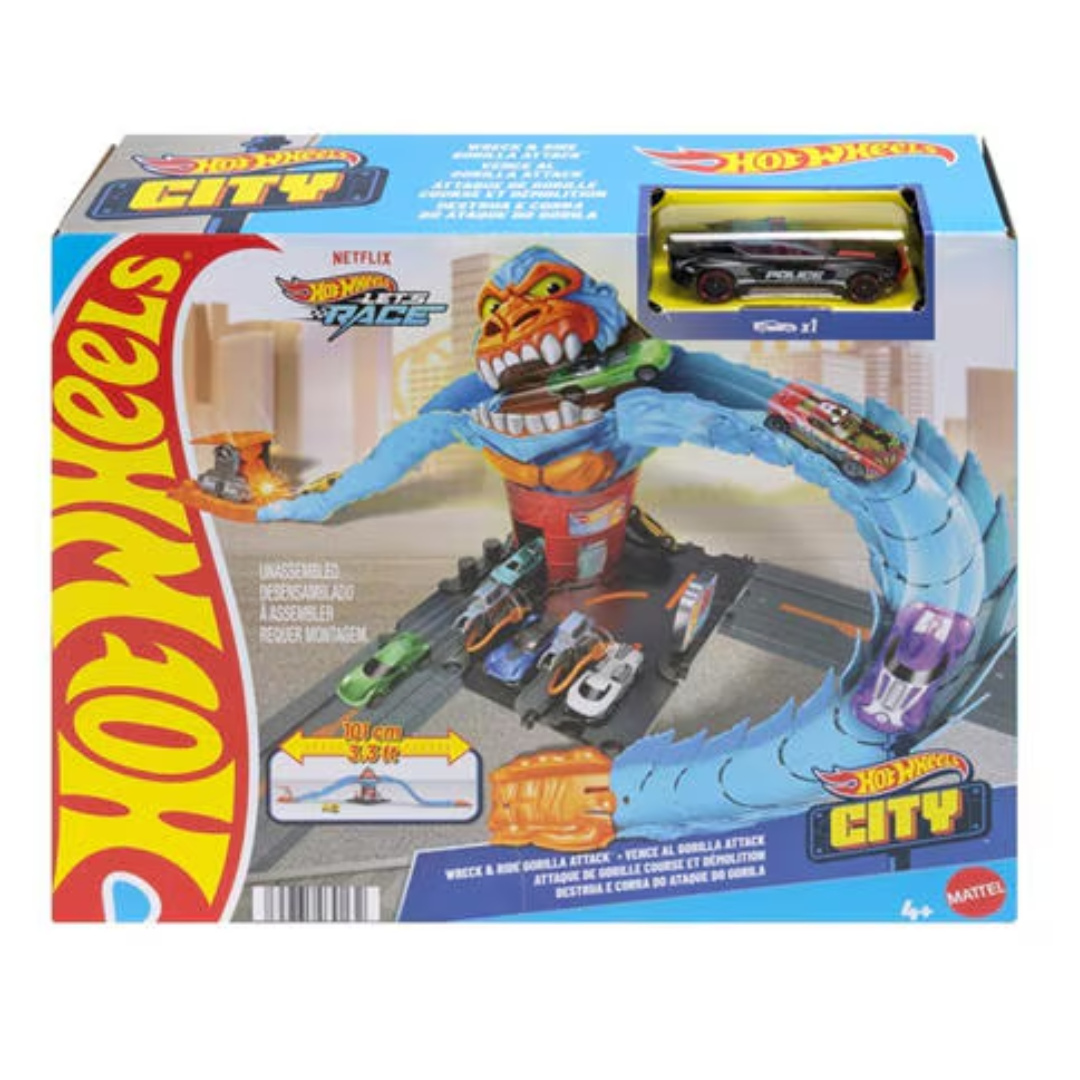 Mattel Hotwheels City Nemesis Gorilla Garage 1