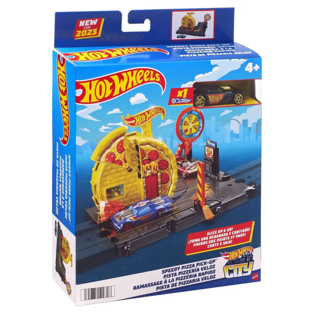 Mattel Hotwheels City Speedy Pizza Pick-Up 1