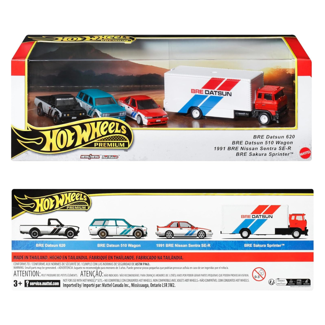 Mattel Hotwheels Premium Collector Set 4