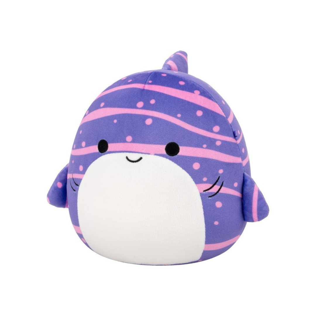 Medium Plush Squishmallows 12” - Purple Striped Whale Shark