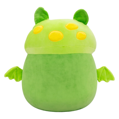 Medium Plush Squishmallows 12” - Earling - Neon Green Mushroom Bat W/Fuzzy Belly