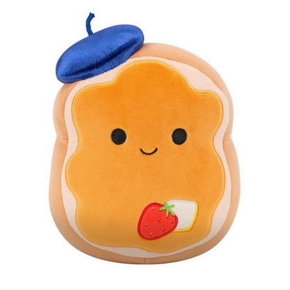 Medium Plush Squishmallows 12” - French Toast W/Blue Velvet Beret)