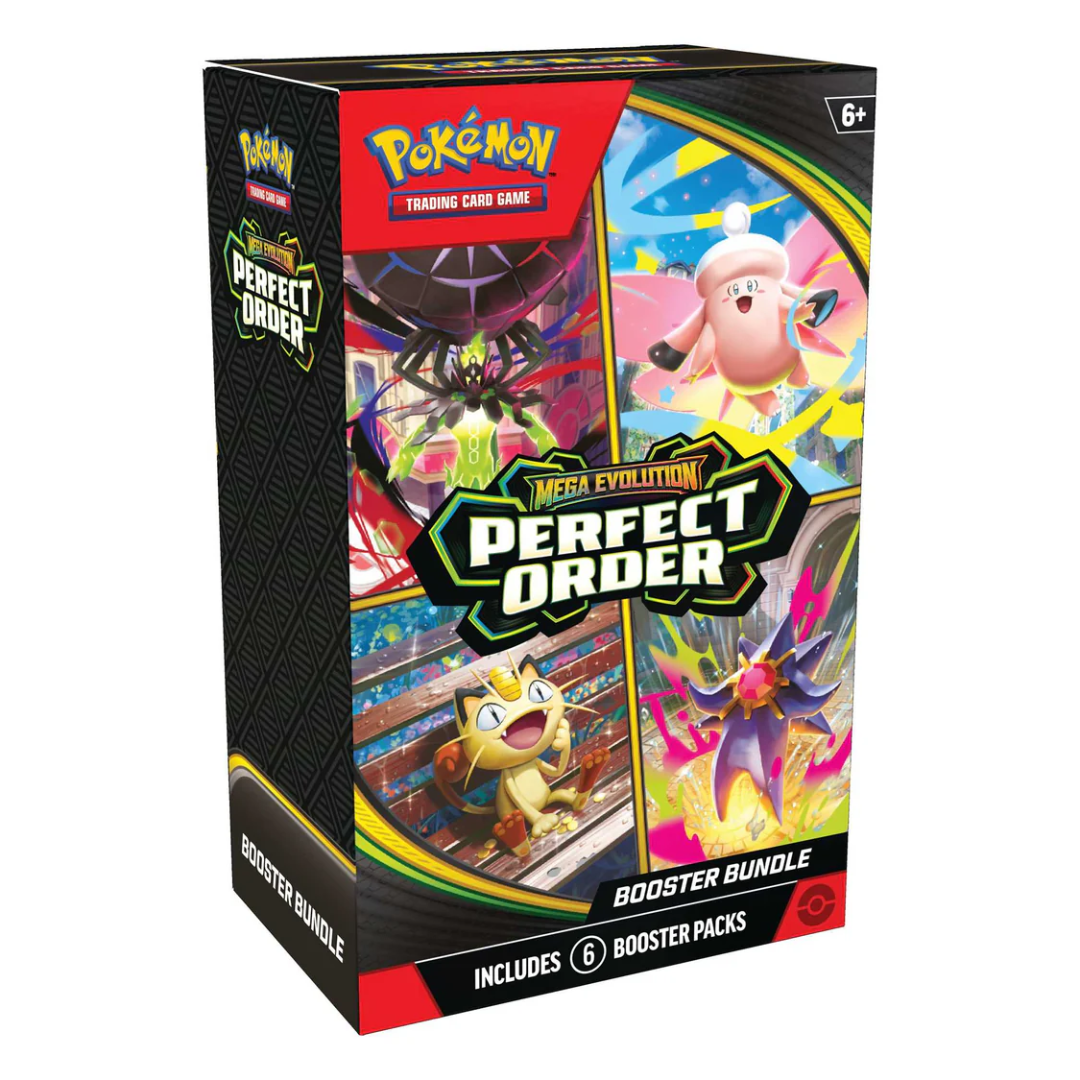 PRE ORDER :Pokemon TCG  Mega Evolution Perfect Order Booster Bundle