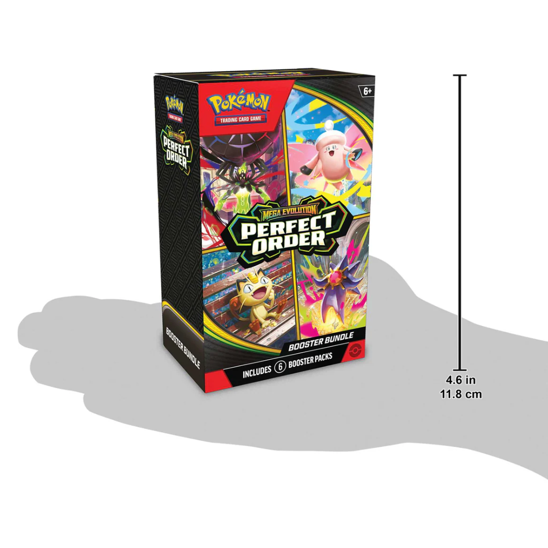 PRE ORDER :Pokemon TCG  Mega Evolution Perfect Order Booster Bundle
