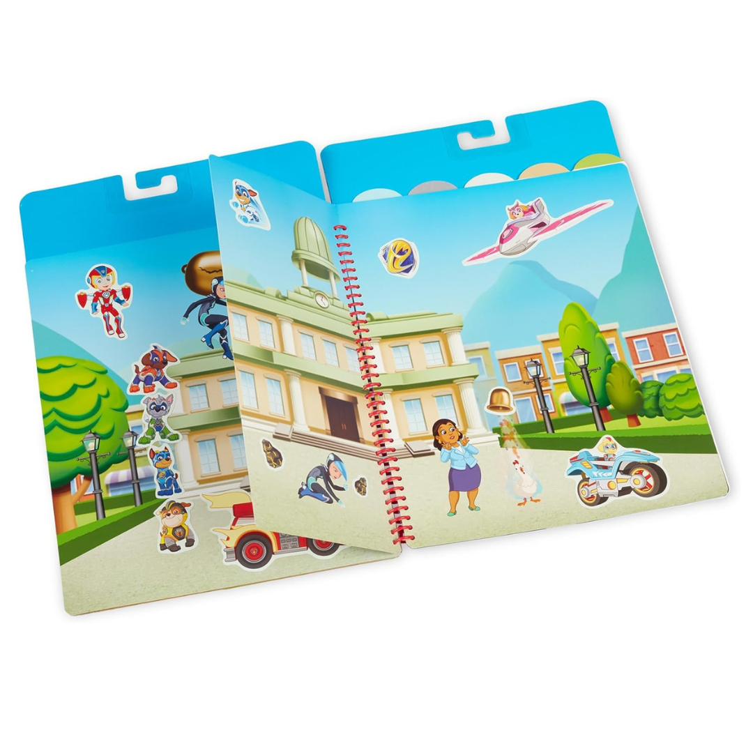 Melissa And Doug Paw Patrol Restickable Stickers Flip-Flap Pad - Adventure Bay 3