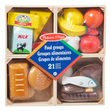 Melissa & Doug Food Groups Wooden Play