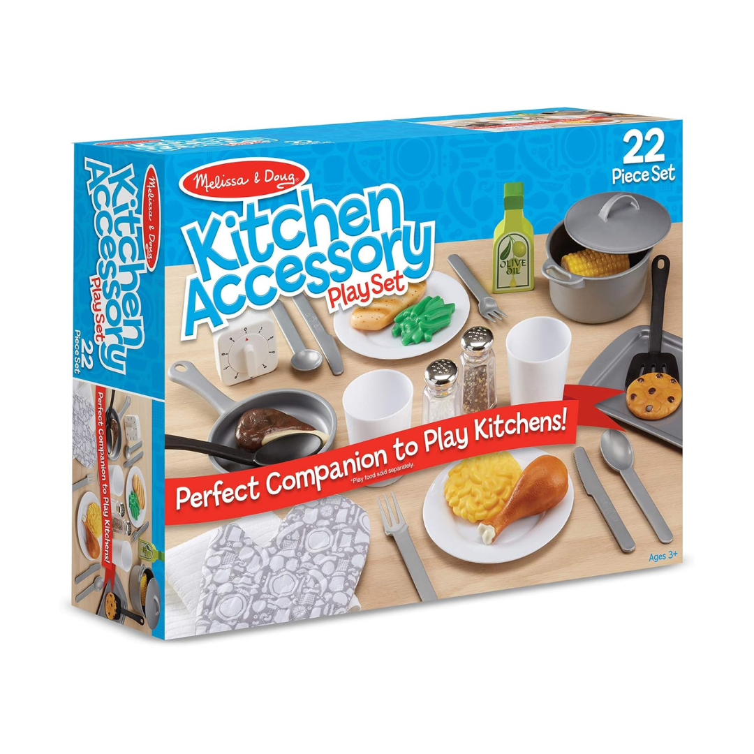 Melissa Doug Kitchen 22pcs Accessory Set