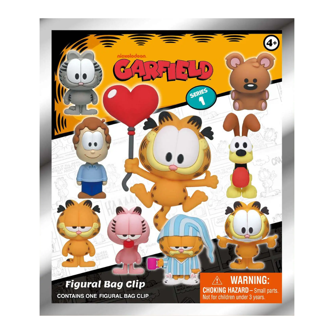 Monogram: Garfield 3D Foam Bag Clip, Series 1