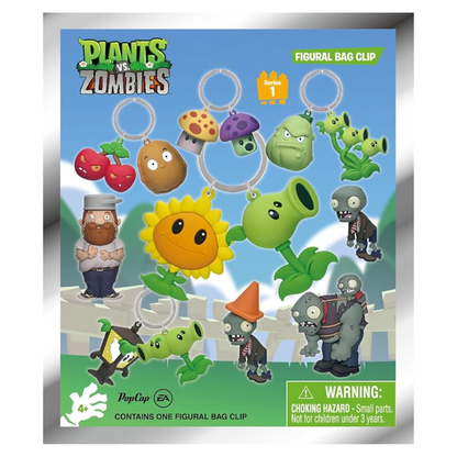 Monogram: Plants vs Zombies 3D Foam Bag Clip, Series 1