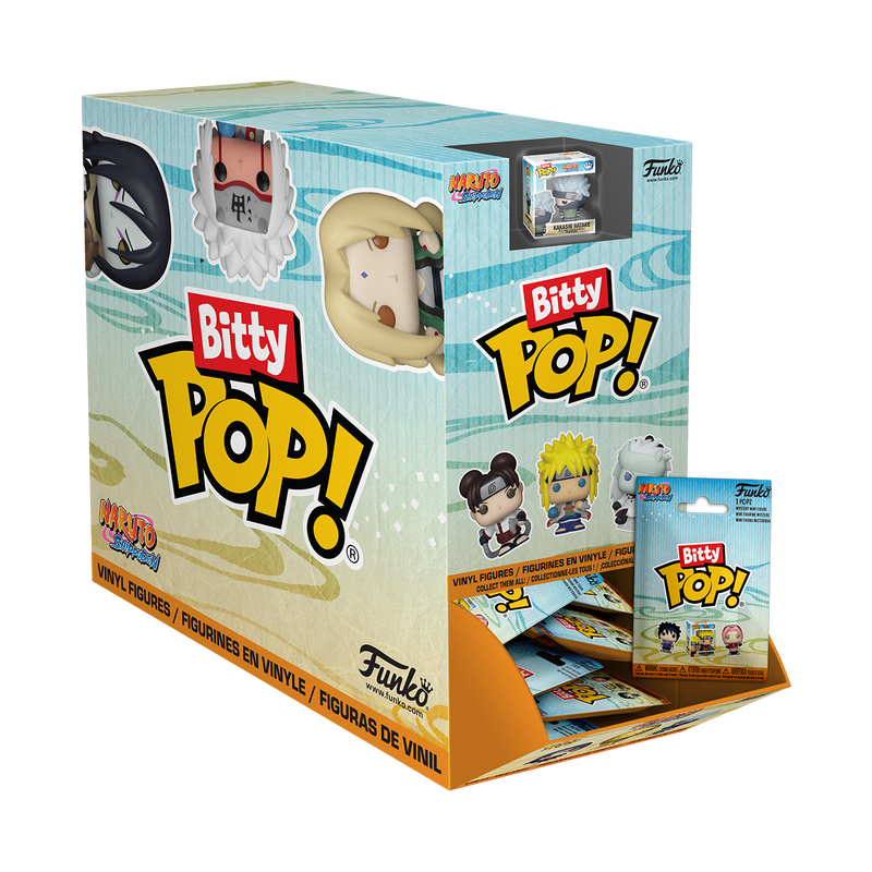 Bitty Funko Pop! Animation: Naruto Shippuden - Singles 32Pcs Pdq