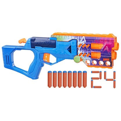 Hasbro Nerf N Series Cobaltfury Dart Blaster, 24 Official Nerf N Series N1 Darts