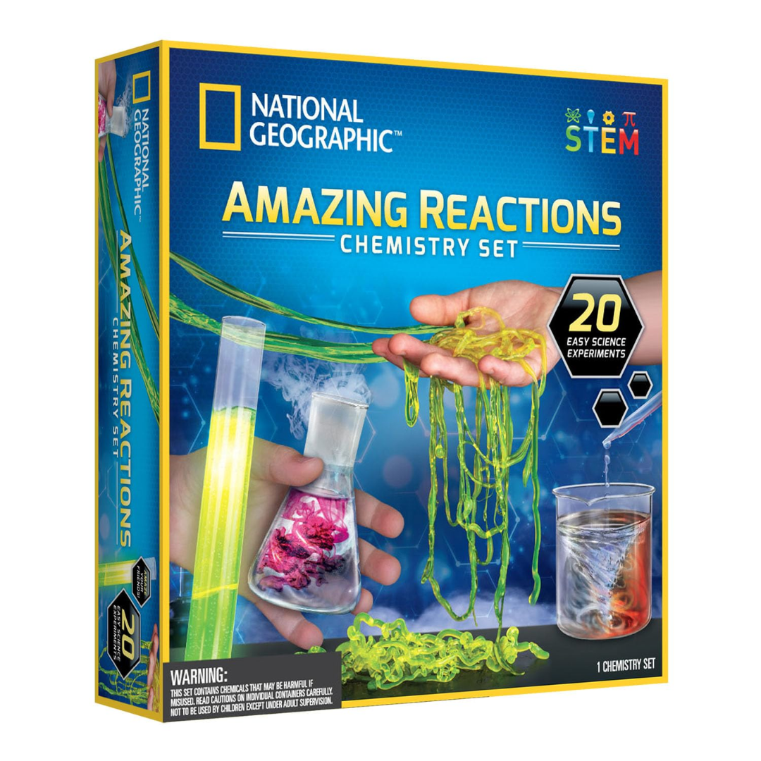 Nat Geo Amazing Reactions Chemistry Set 1
