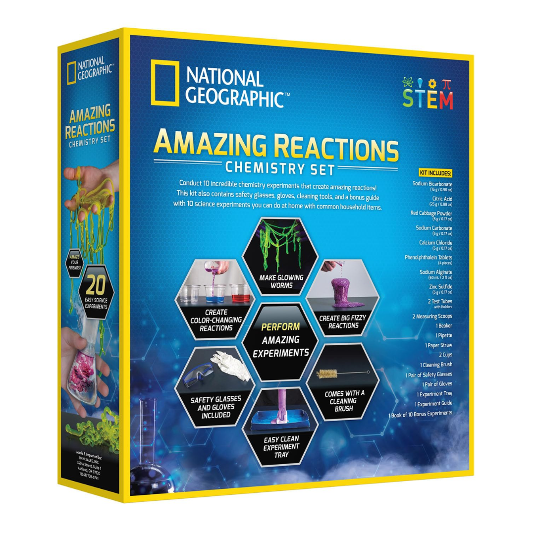 Nat Geo Amazing Reactions Chemistry Set 2