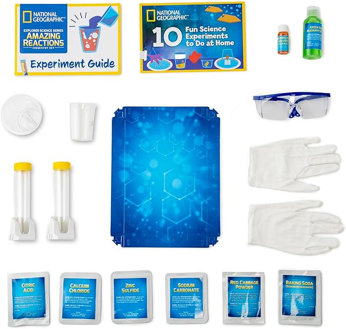 Nat Geo Amazing Reactions Chemistry Set 3