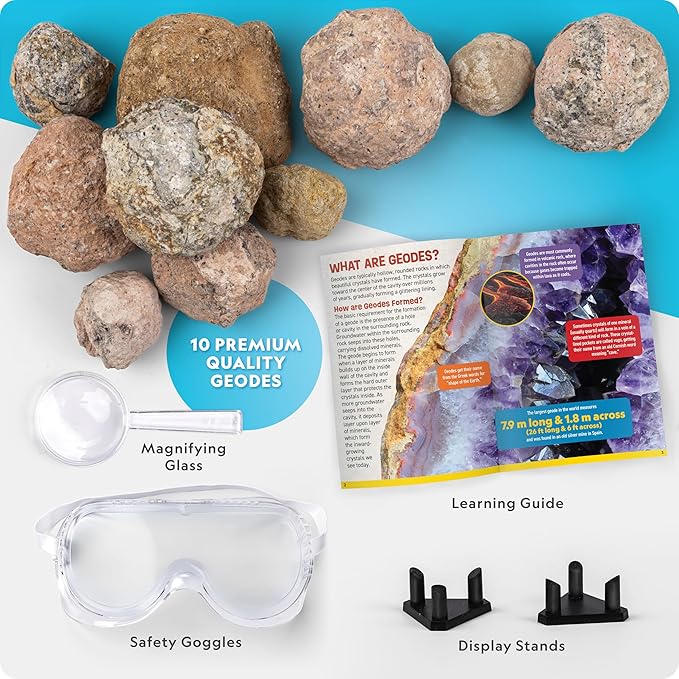 Nat Geo Break Open 10 Geodes 