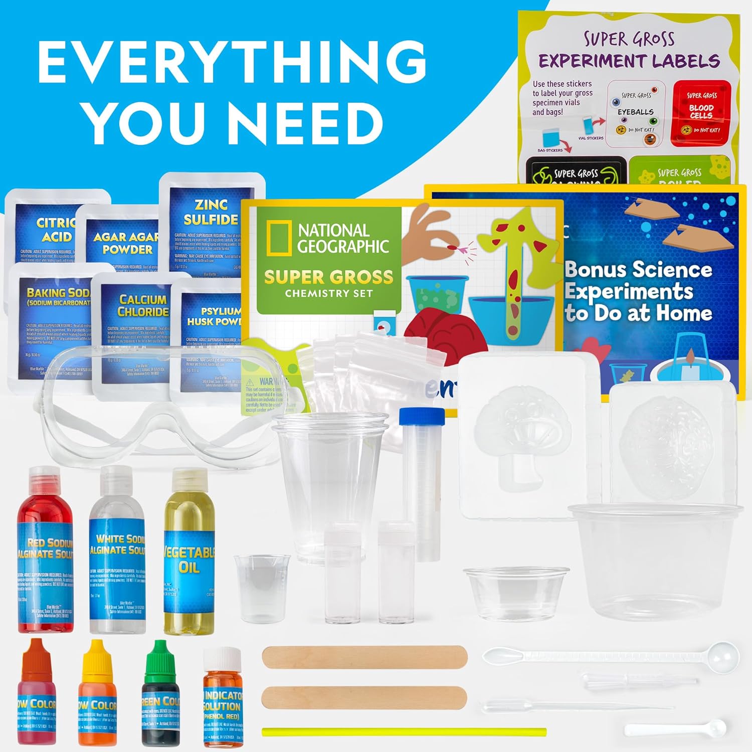 Nat Geo Completely Gross Chemistry Set 3