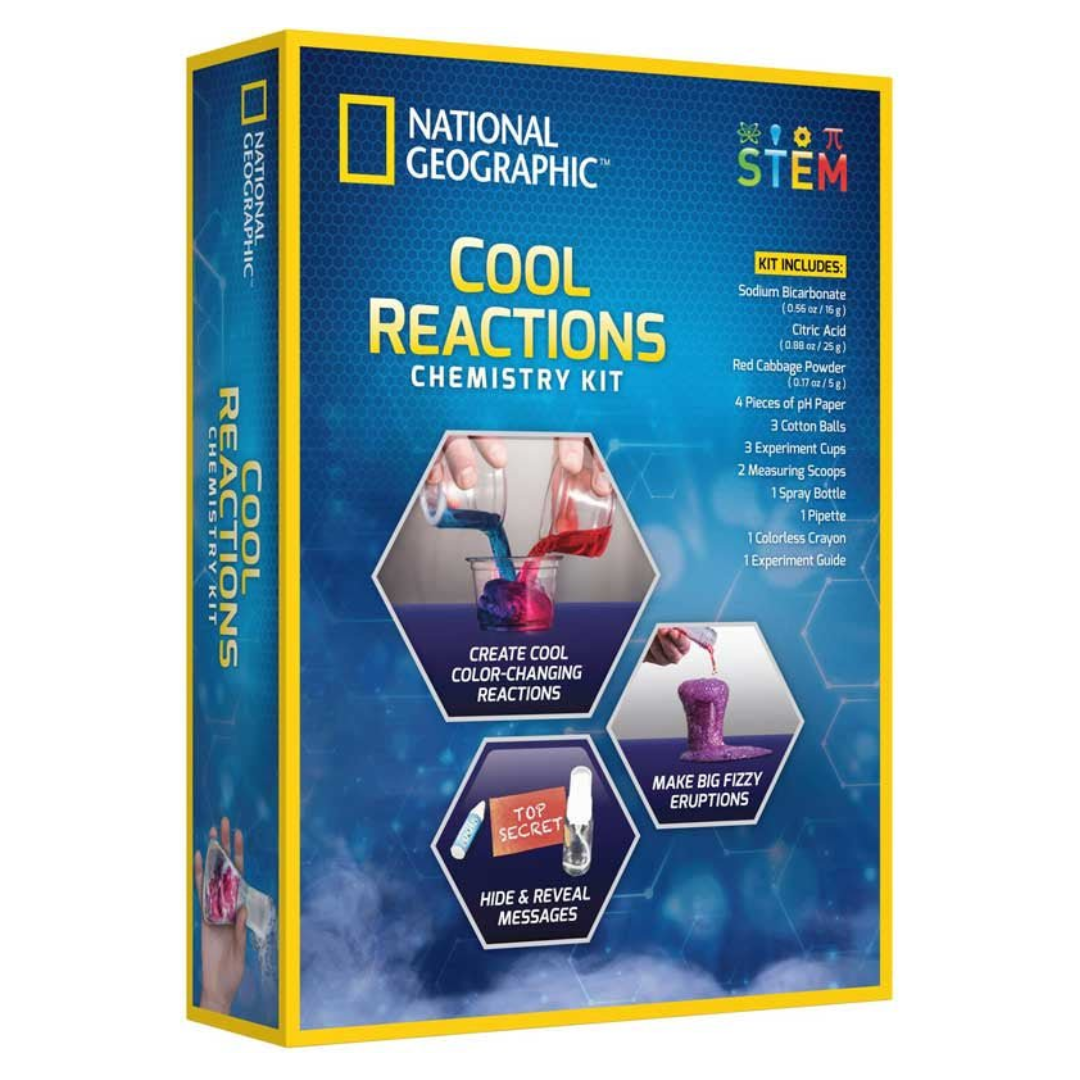 Nat Geo Cool Reactions Chemistry Kit 3