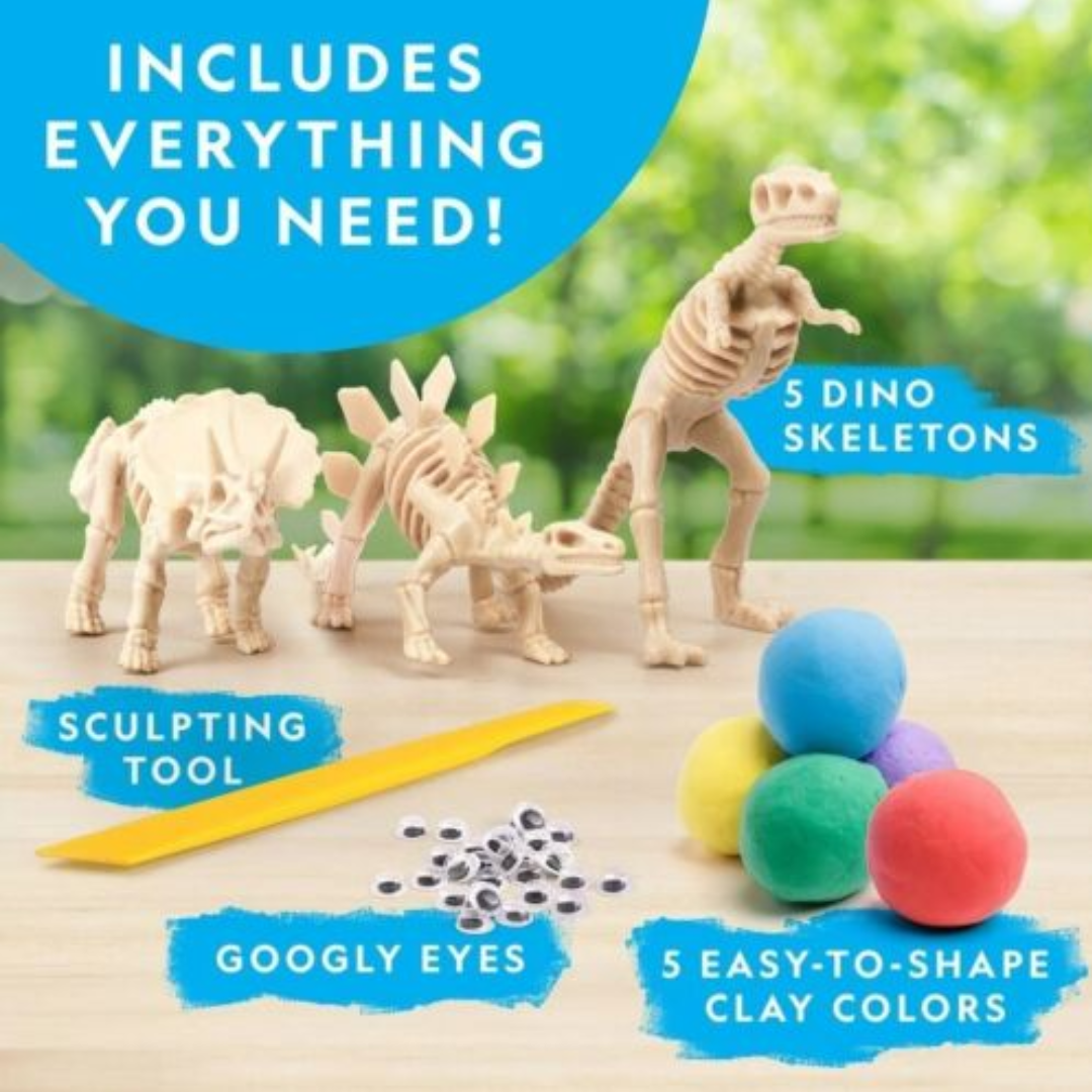 Nat Geo Dino Skeletons With Modeling Clay 5