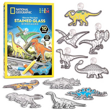 Nat Geo Gid Stained Glass Dinosaurs 2