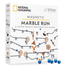 Nat Geo Magnetic Marble Run - 75 Pieces 