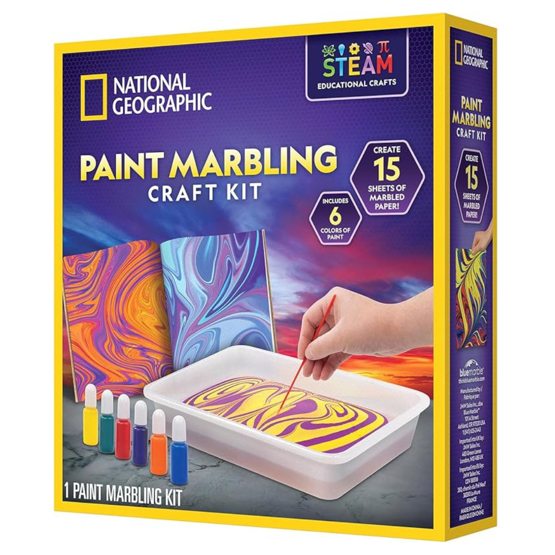Nat Geo Paint Marbling Craft Kit 1