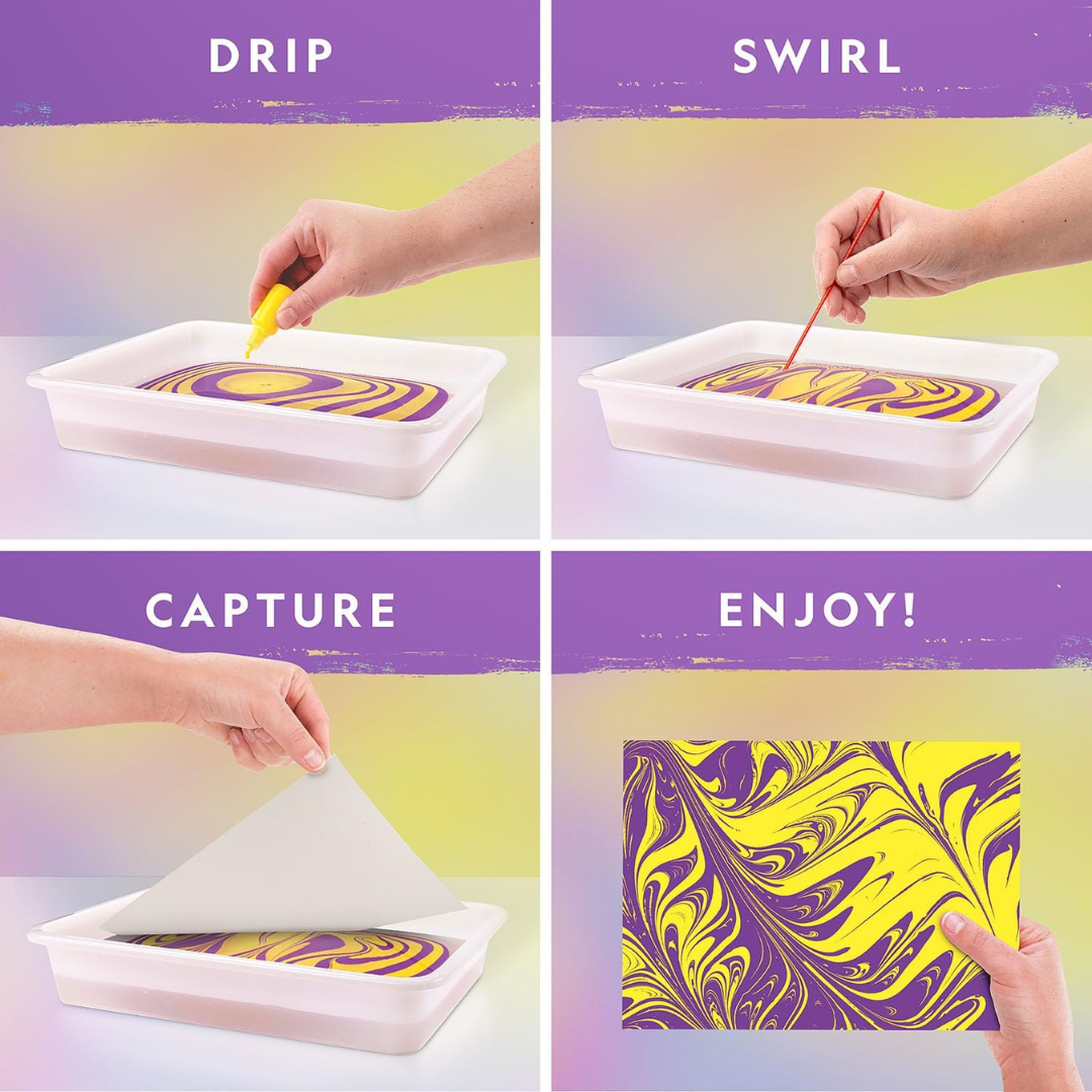 Nat Geo Paint Marbling Craft Kit 4