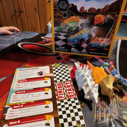 Nat Geo Paint Your Own Dino Race Cars 3