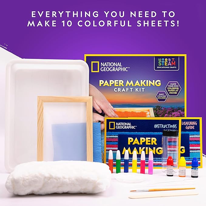 Nat Geo Paper Making Craft Kit 7