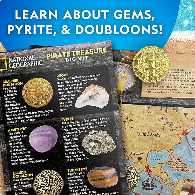 Nat Geo Pirate Treasure Dig Kit 4