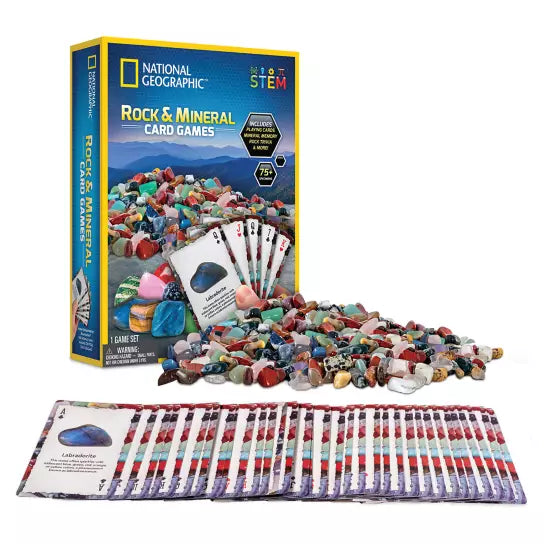 Nat Geo Rock & Mineral Card Games 3