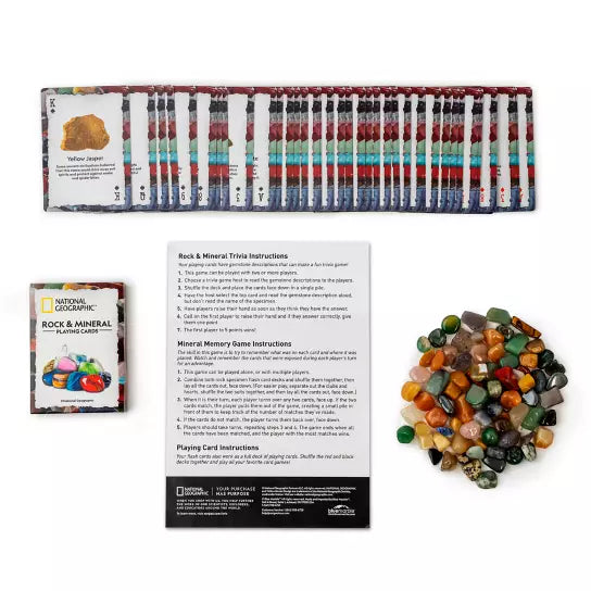 Nat Geo Rock & Mineral Card Games 4