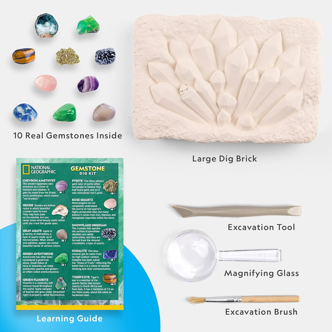 Nat Geo Super Gemstone Dig Kit