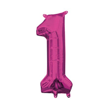 Number 1 Pink Mini Foil Balloon - 16 Inch