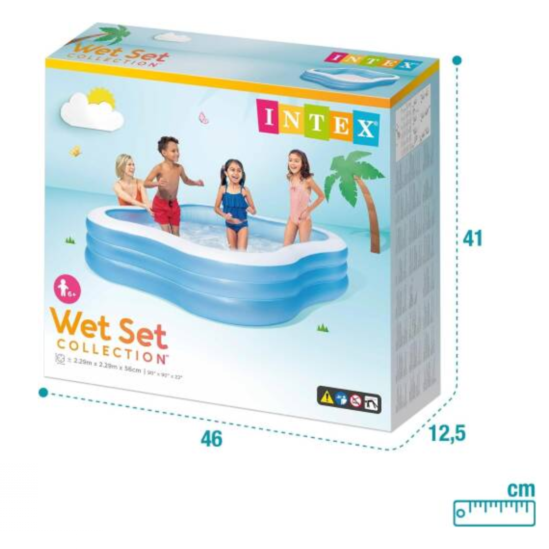 Intex Beach Wave Swim Center Pool Age 6+