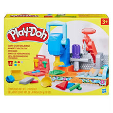 Play-Doh Stamp and Saw Tool Bench Playset - 8 pcs