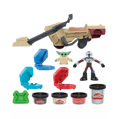 Play-Doh Starwars Mandalorian Launching Speeder