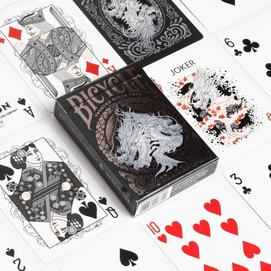 Playing Cards: Bicycle - Dragon Black 2