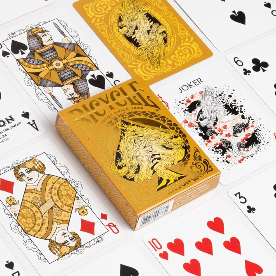 Playing Cards: Bicycle - Dragon Gold 3